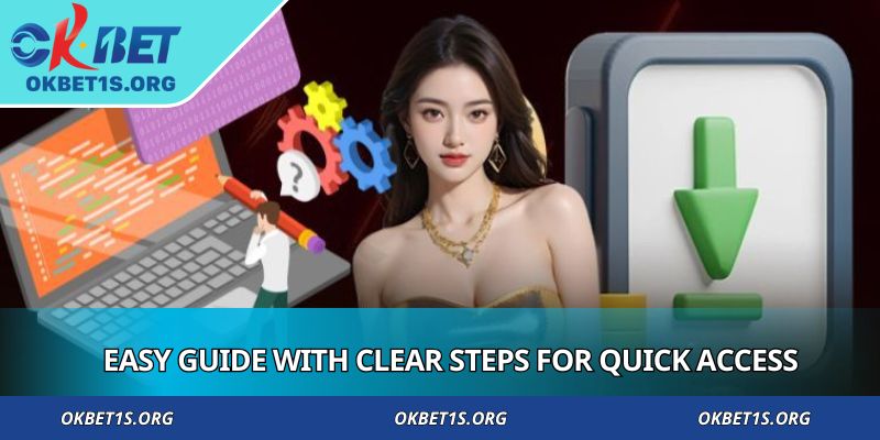 Easy guide with clear steps for quick access