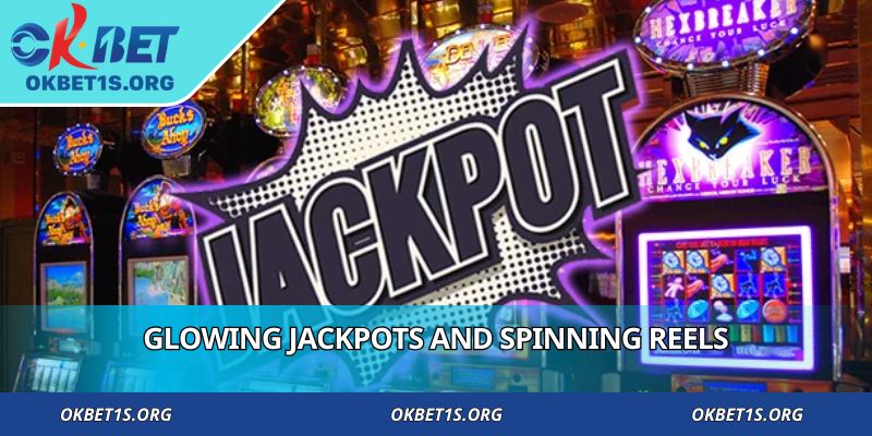 Glowing jackpots and spinning reels