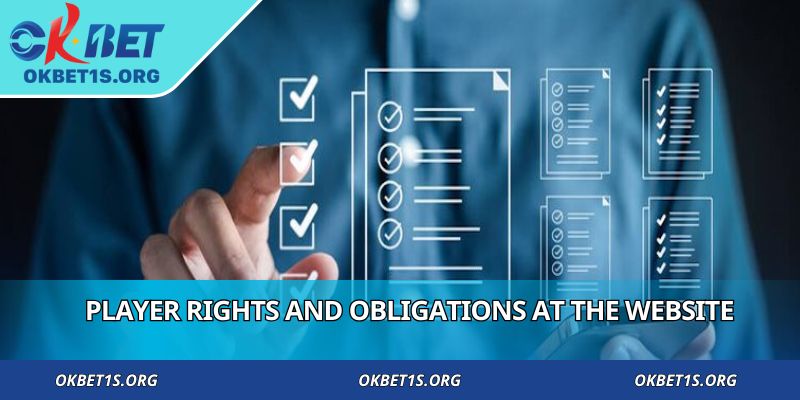 Player rights and obligations at the website
