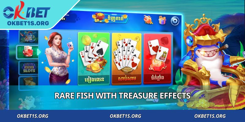 Rare fish with treasure effects