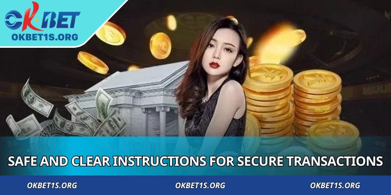 Safe and clear instructions for secure online transactions