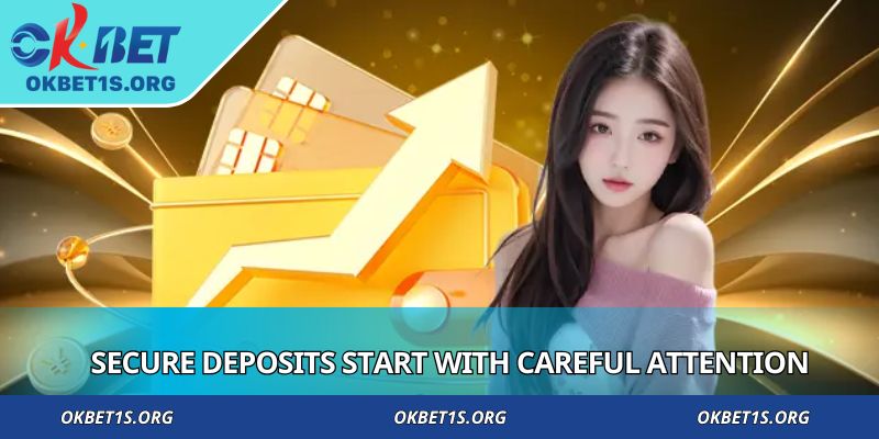 Secure deposits start with careful attention